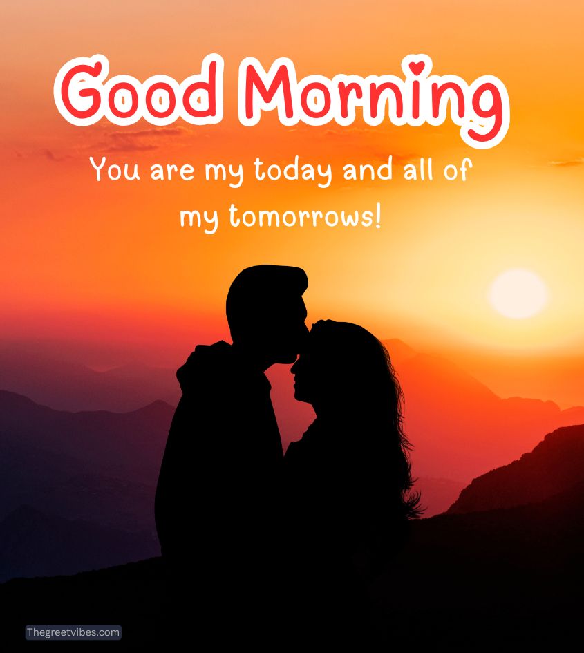 Good Morning Sunrise with Love couple background
