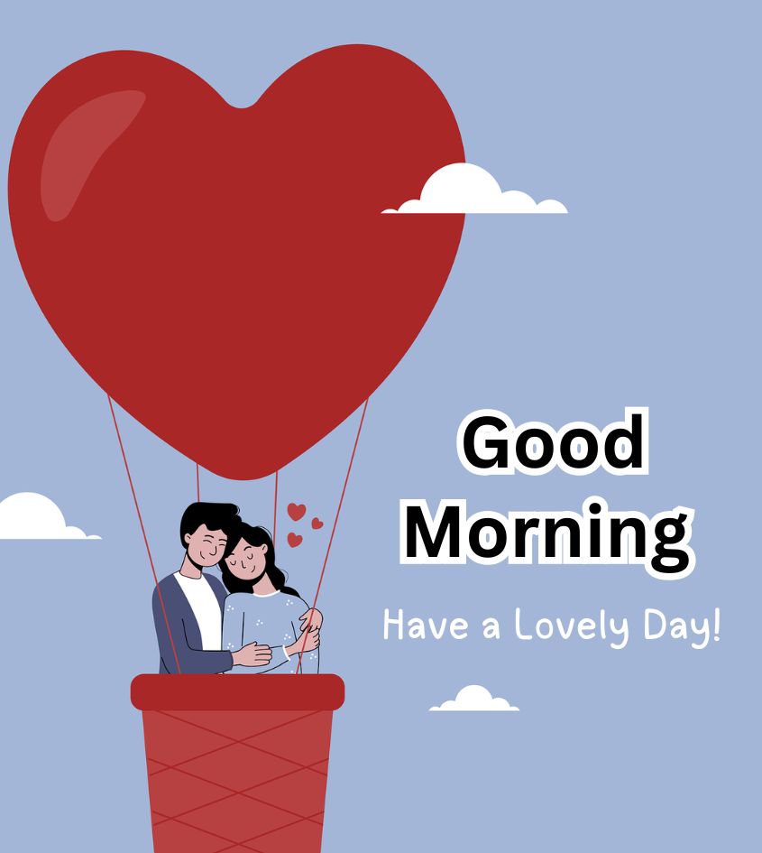 Good Morning Greetings with Love Couple