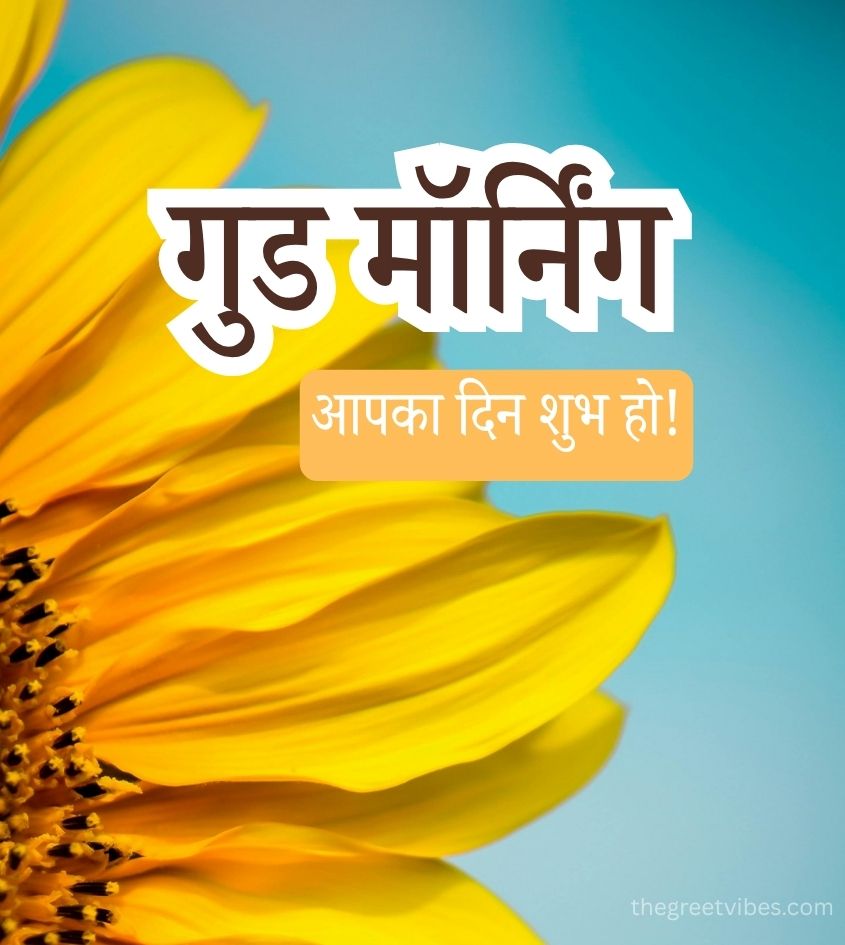 Hindi Good Morning Wishes for Status