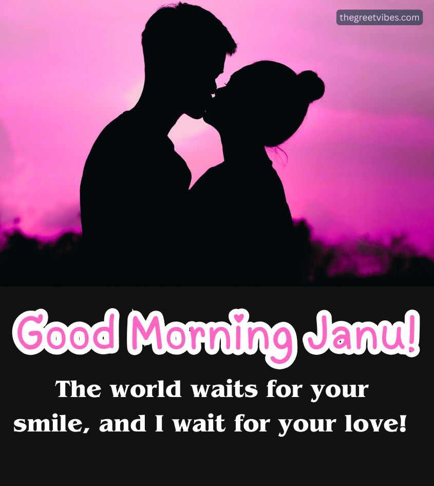 Love couple, kiss Good Morning Janu Images
