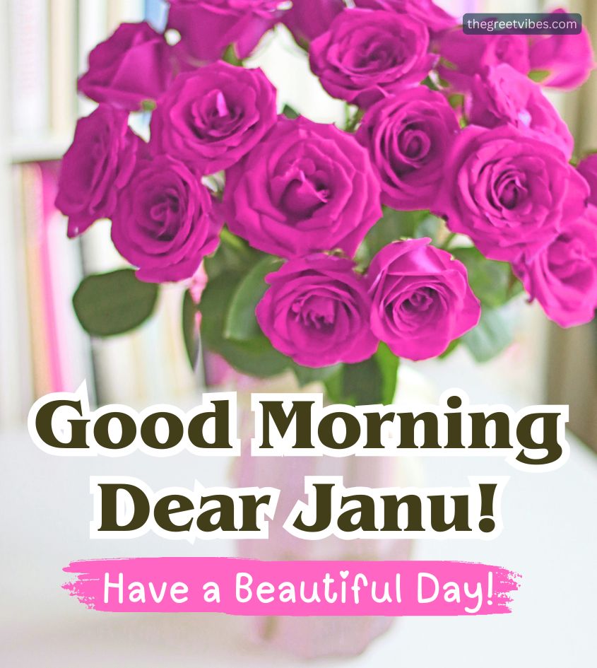 Good Morning Janu Roses