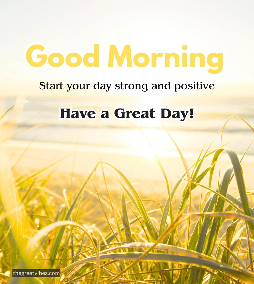 Good morning Have a great day with sunrise images