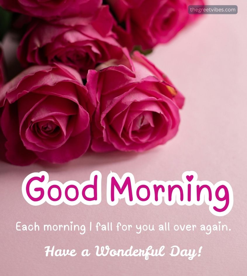 Good Morning Sweetheart Greetings with Roses