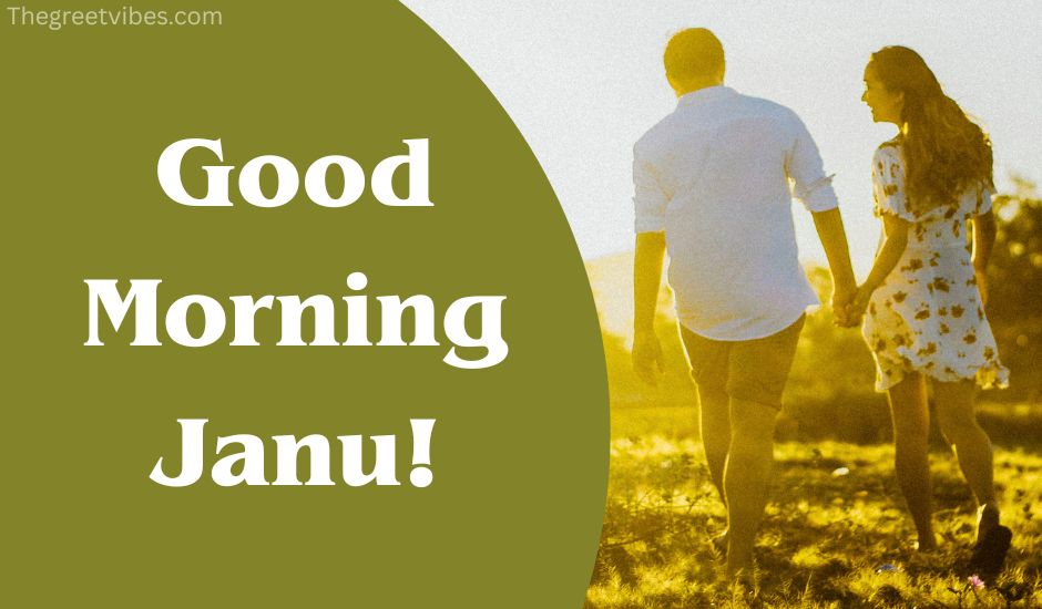 Good morning Janu