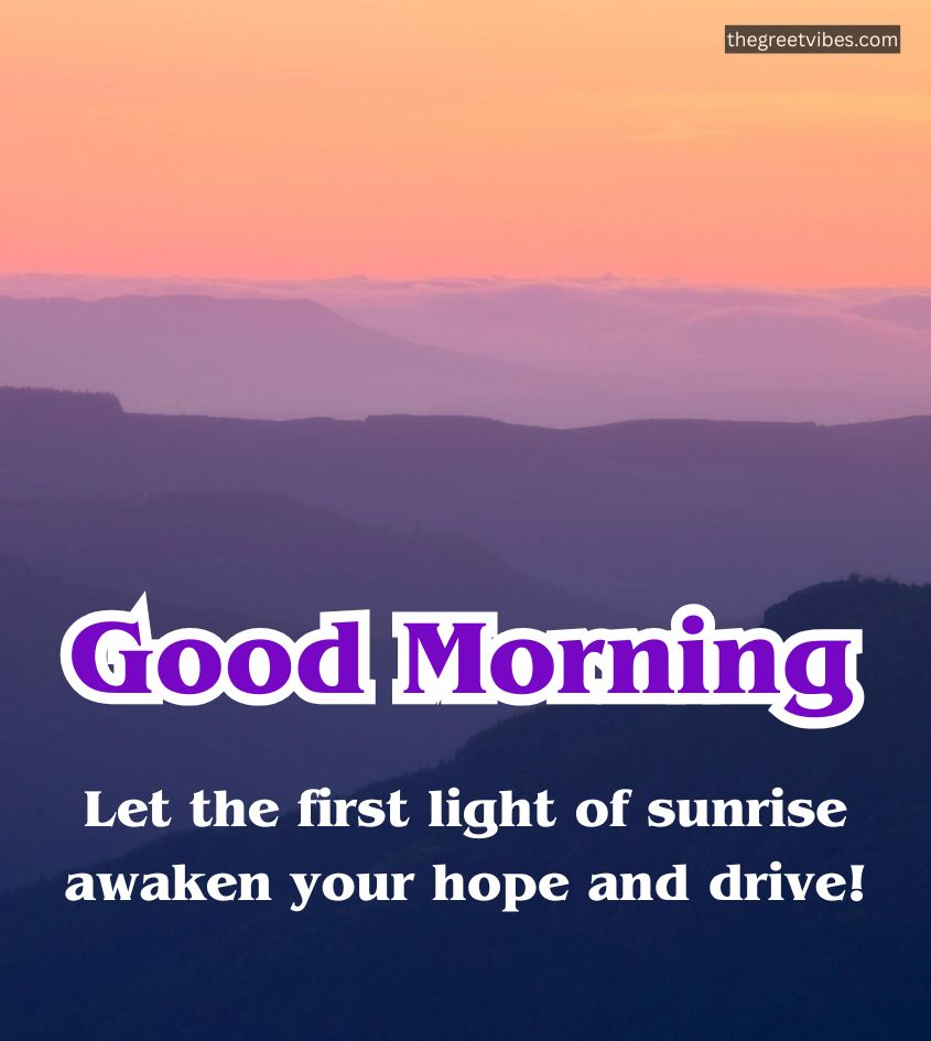 Quotes with Good Morning Sunrise Images
