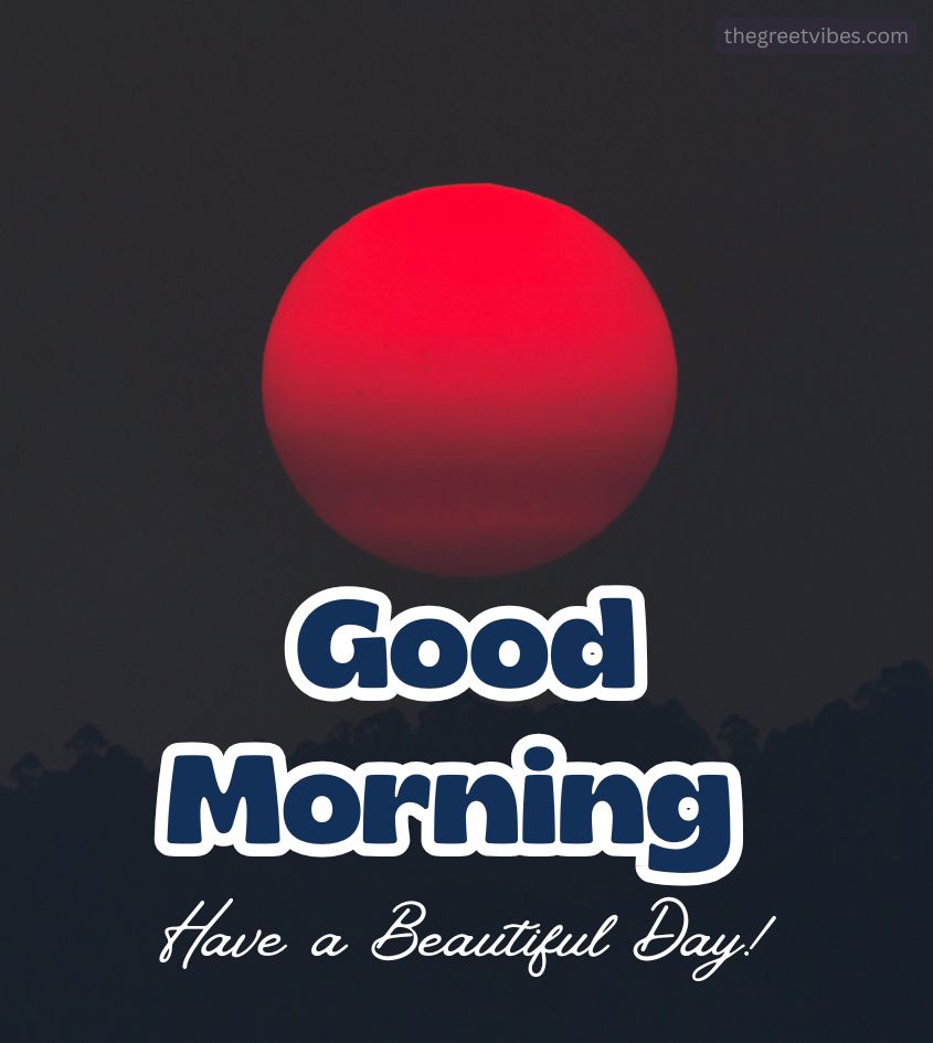 Good Morning Wishes in Nature Dawn