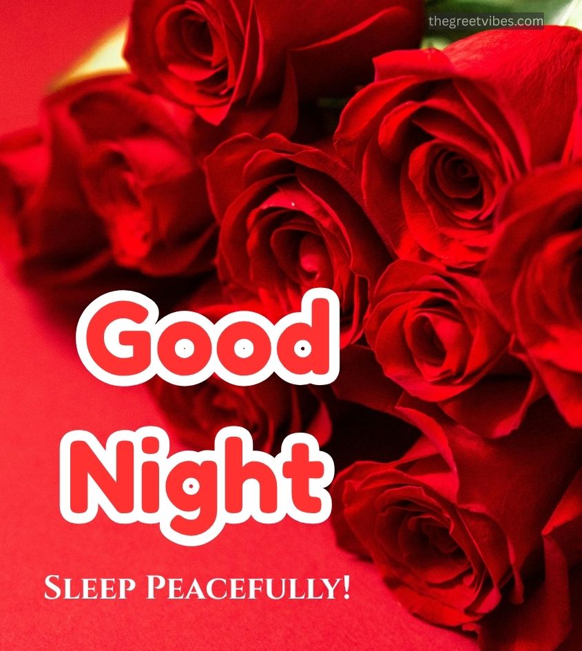 Good Night Roses Flowers for Spouse