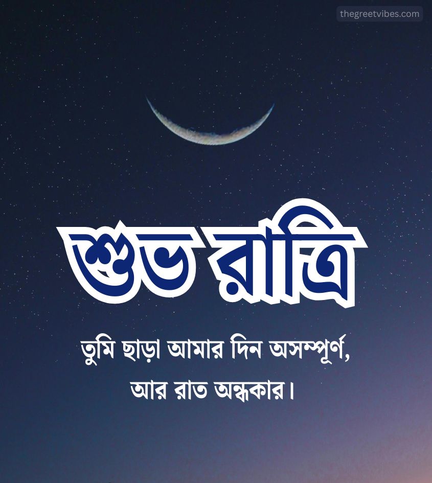 Bengali Good Night Images with quotes