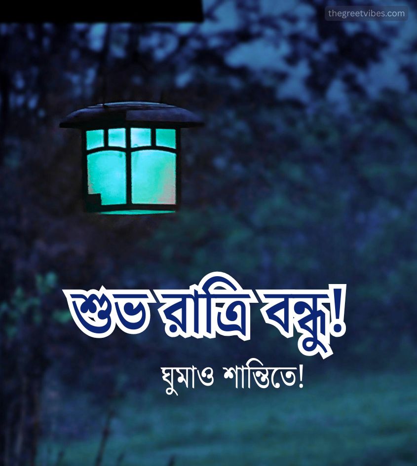 Bengali Good Night Images for Friend