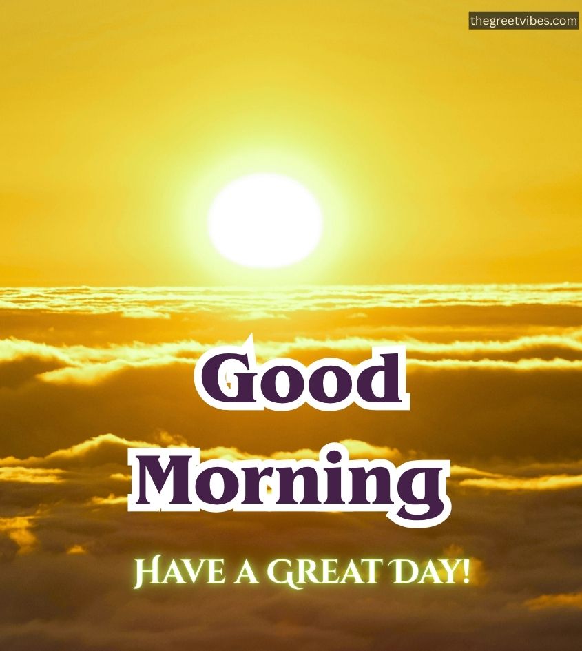 Good Morning Sunrise greetings images