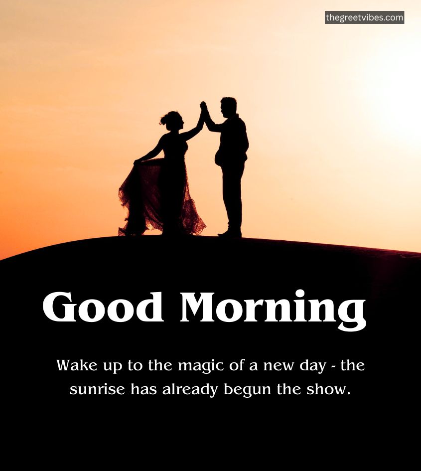 Good Morning Sunrise with Love Couple