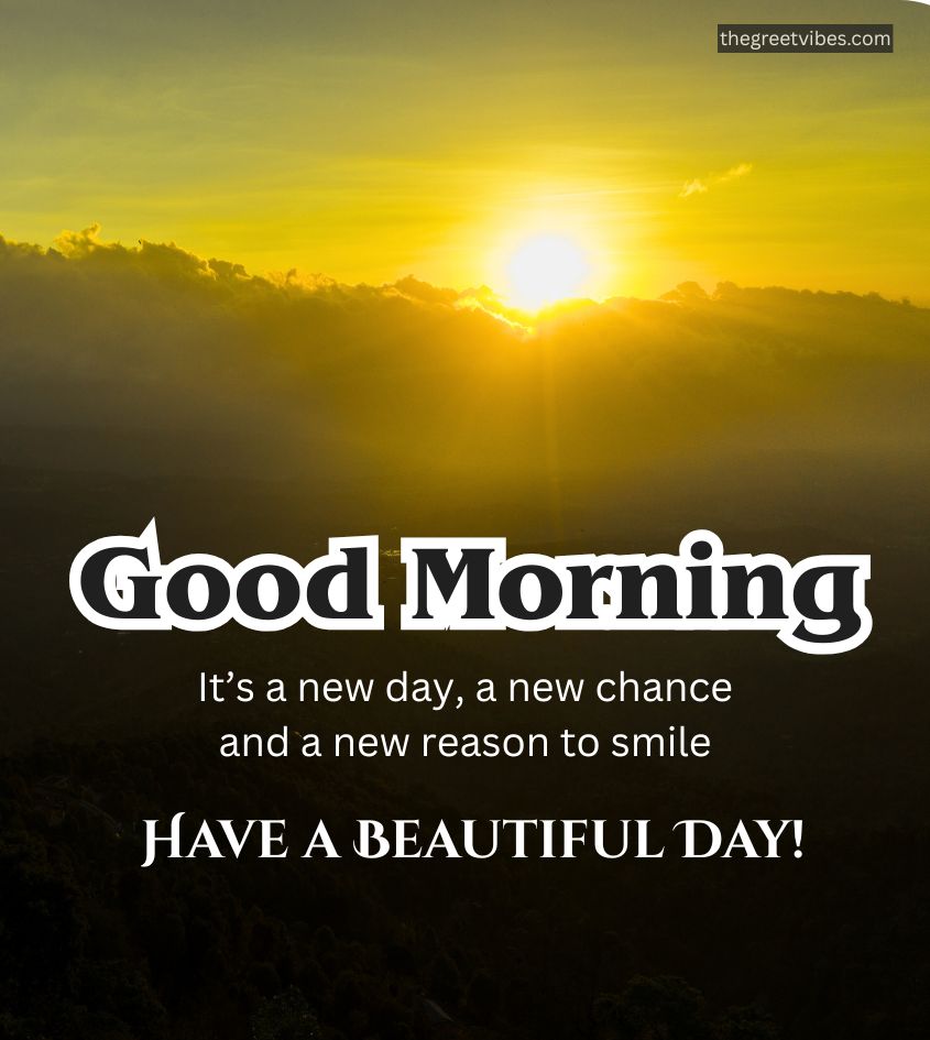 Mountain Sunrise Good morning with inspiring quotes