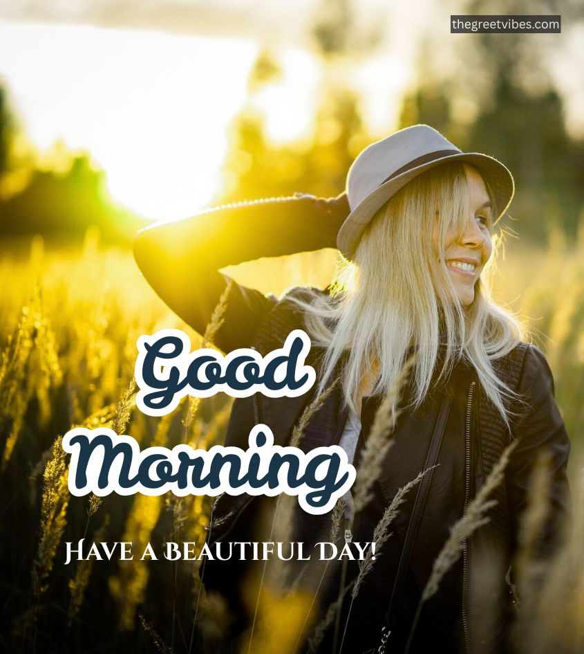 Sunrise Good morning Images with a girl