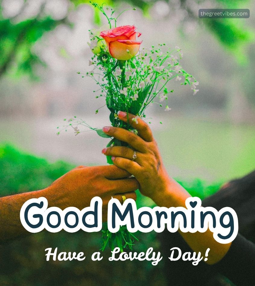 Good Morning Sweetheart Images with Flowers