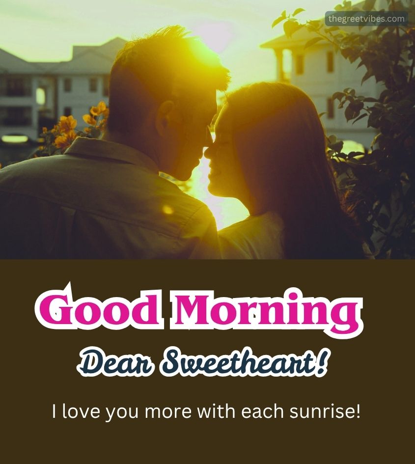 Sweetheart Good Morning Greetings Images