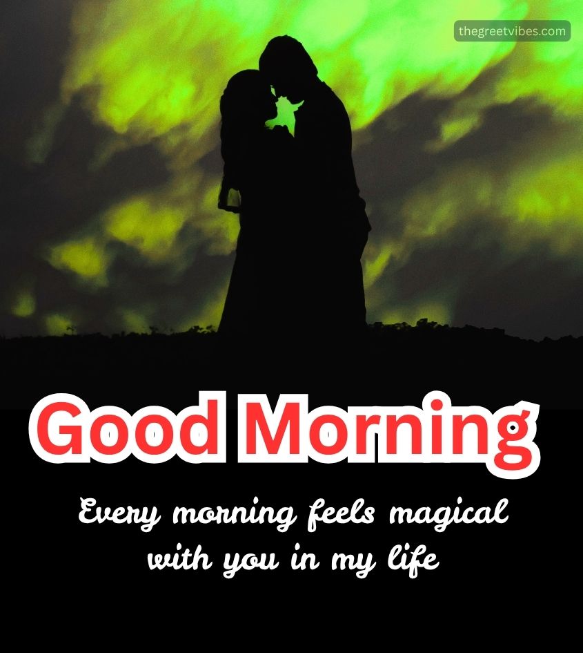 Good Morning Sweetheart Images with Romantic Background