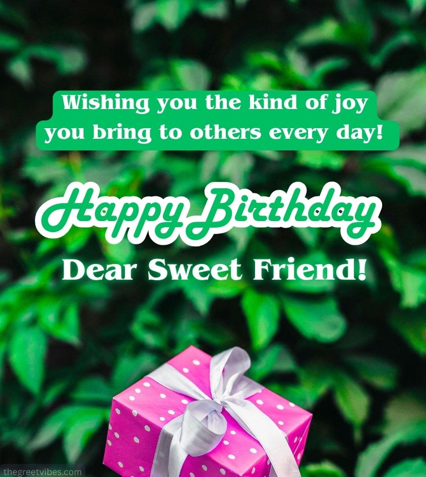 Birthday Wishes for Sweet Female Friend
