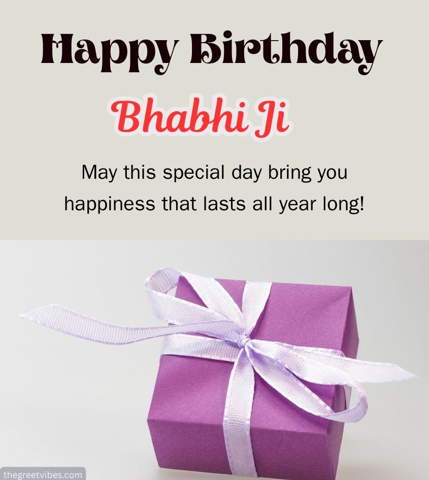Happy Birthday Wishes for Bhabhi Ji