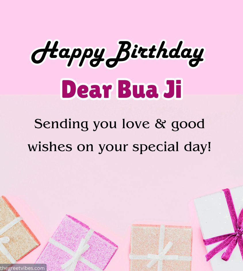 Happy Birthday Bua Ji Greetings