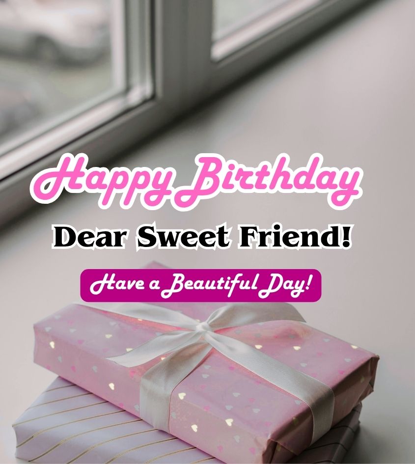 Birthday Images for Friend Girl with gifts