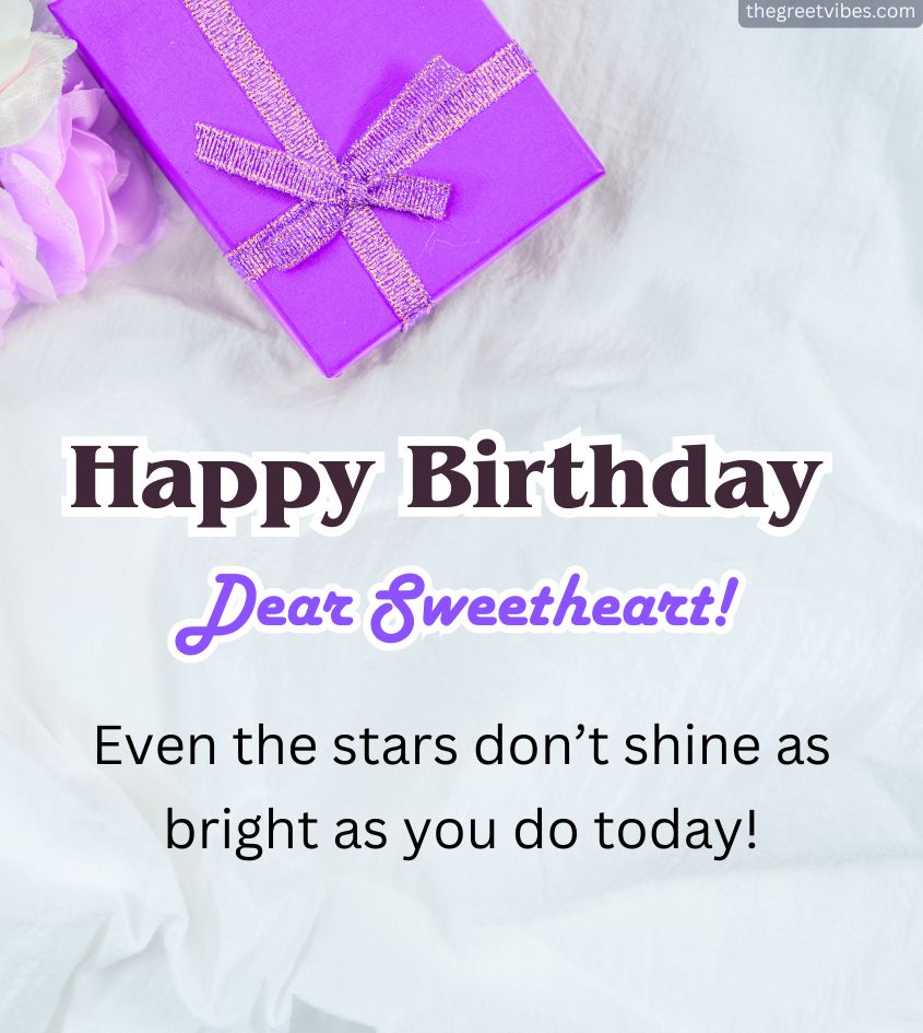 Love Birthday Wishes Pics for Sweetheart
