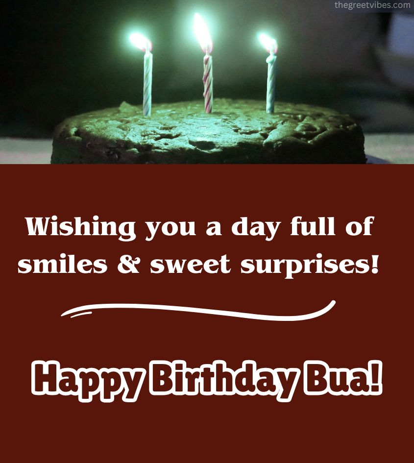 Happy Birthday Wishes for Bua Ji