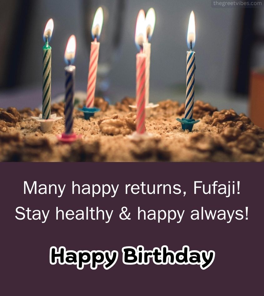 Happy Birthday Greetings for fufa ji