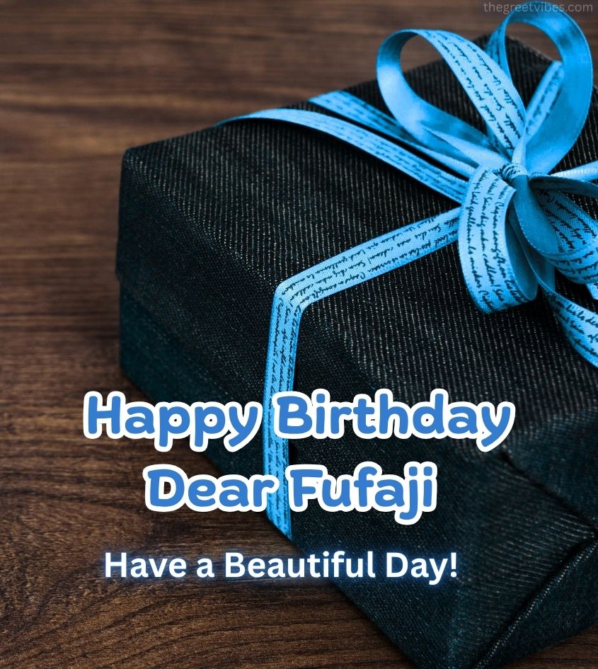 Happy Birthday fufa Image with Gifts