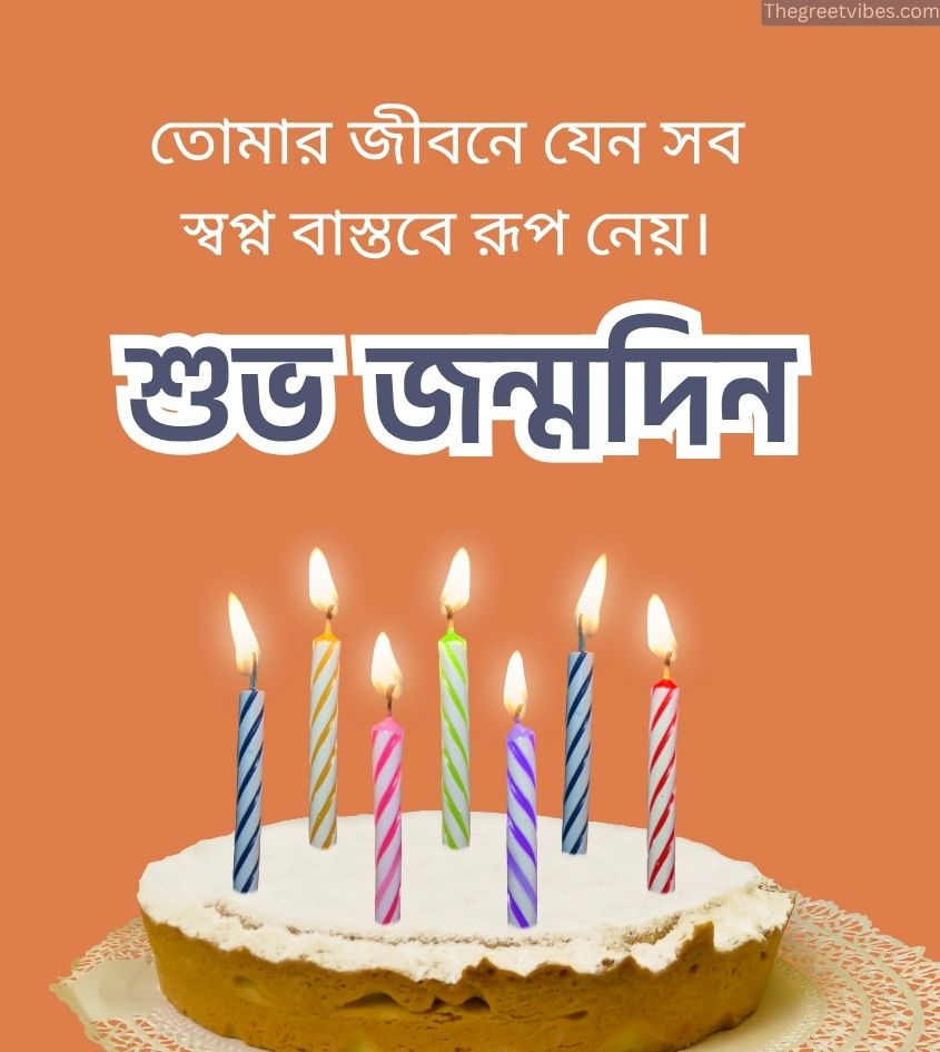 Happy Birthday wishes in bengali