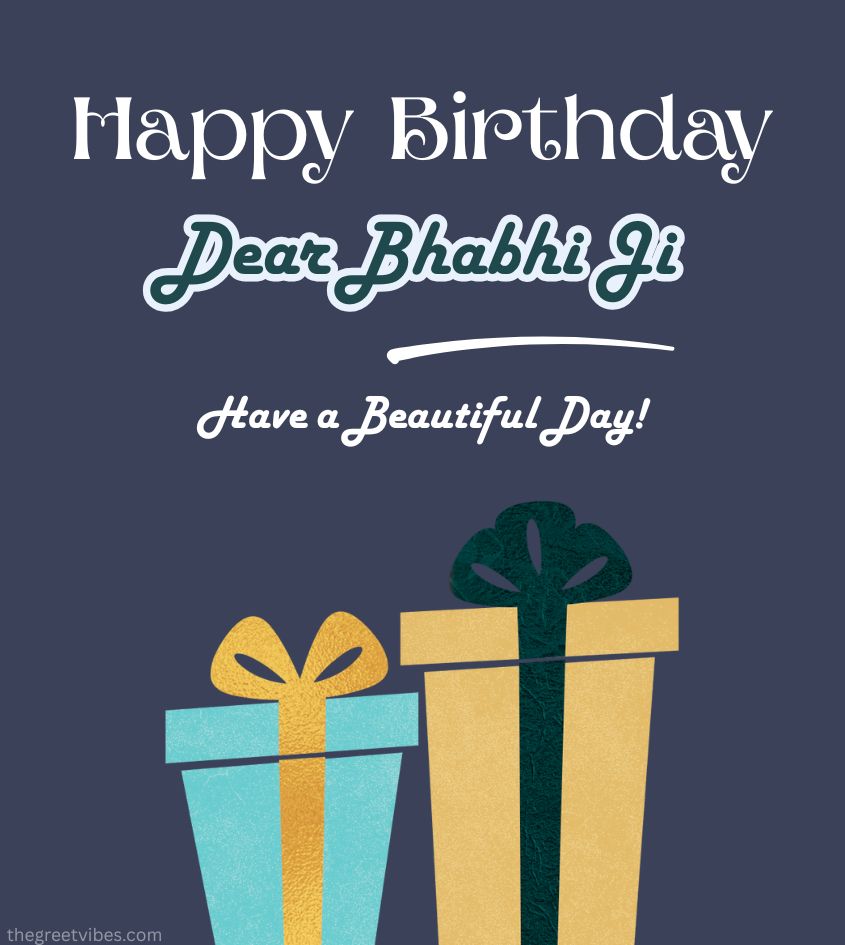 Happy Birthday Bhabhi Ji Wishes