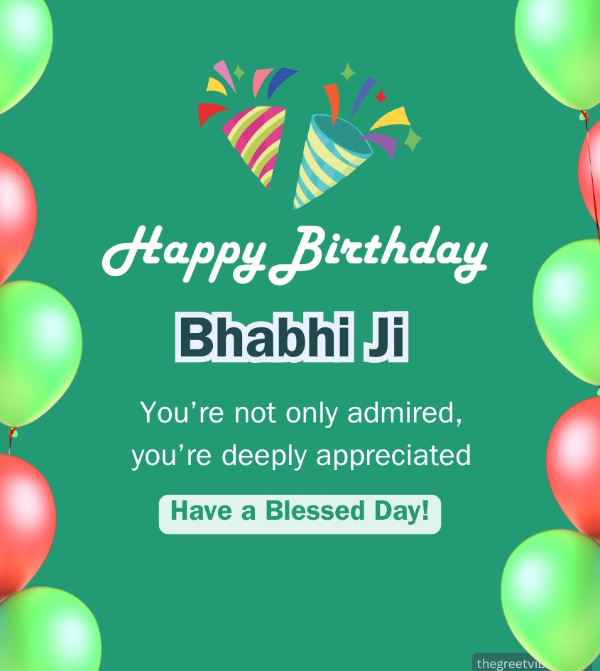Happy Birthday Images for Bhabhi Ji