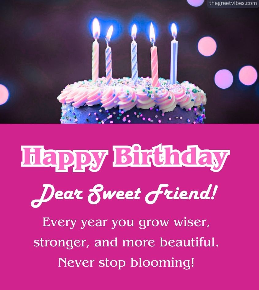 Birthday Wishes Images For Friend Girl