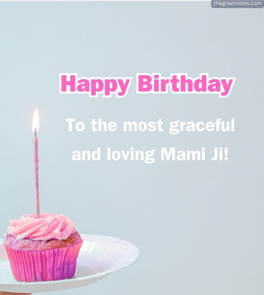 Birthday Greetings Images for Mami with cake