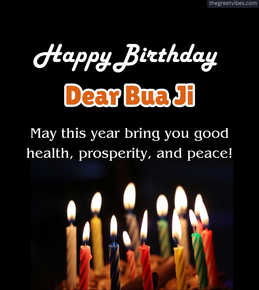 Happy Birthday Bua Ji Pics with cake