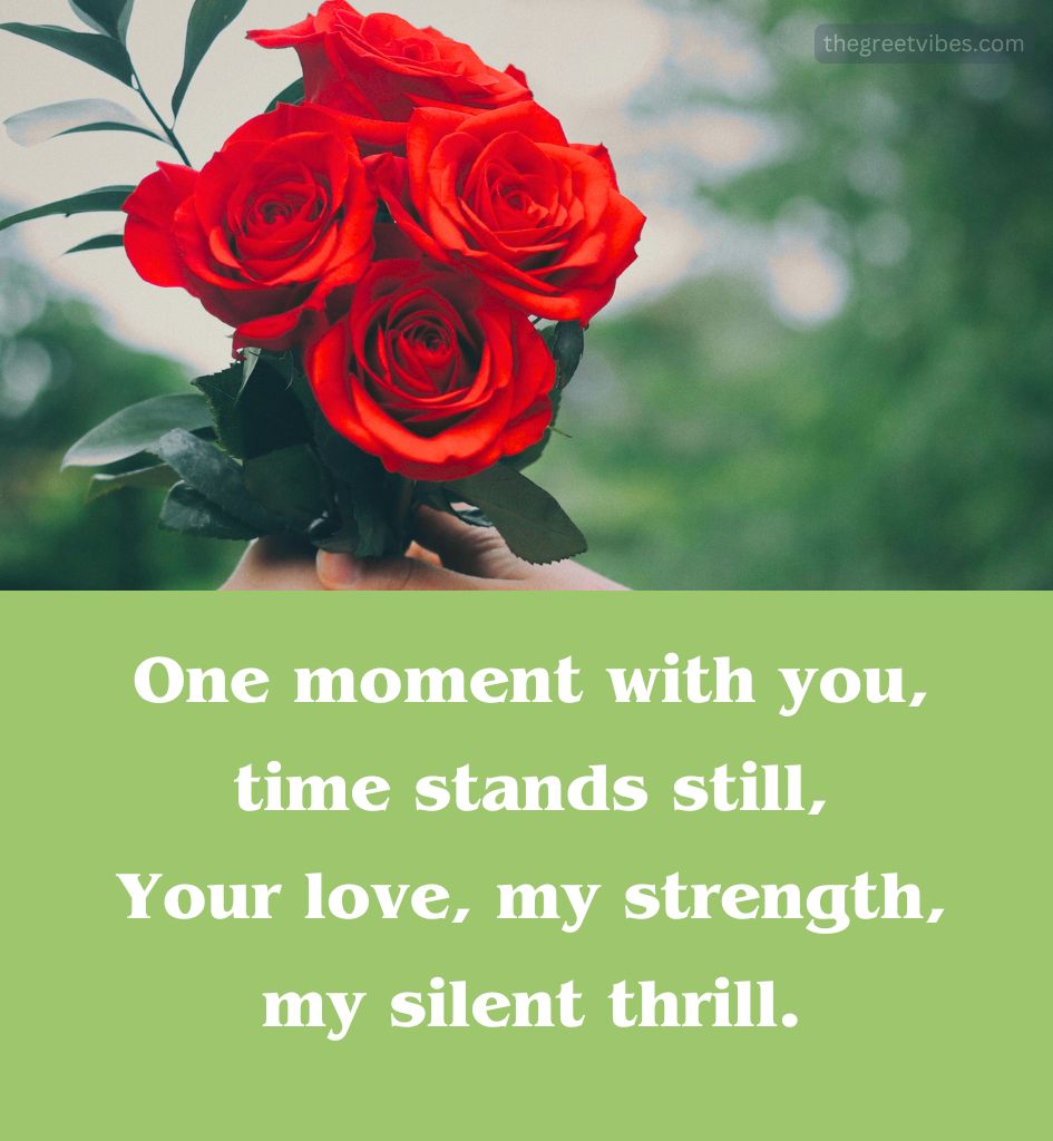 Romantic Shayari in English for Her with Roses