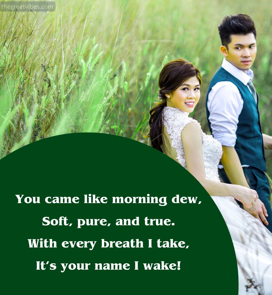 English Sweet Romantic Shayari Images for Her