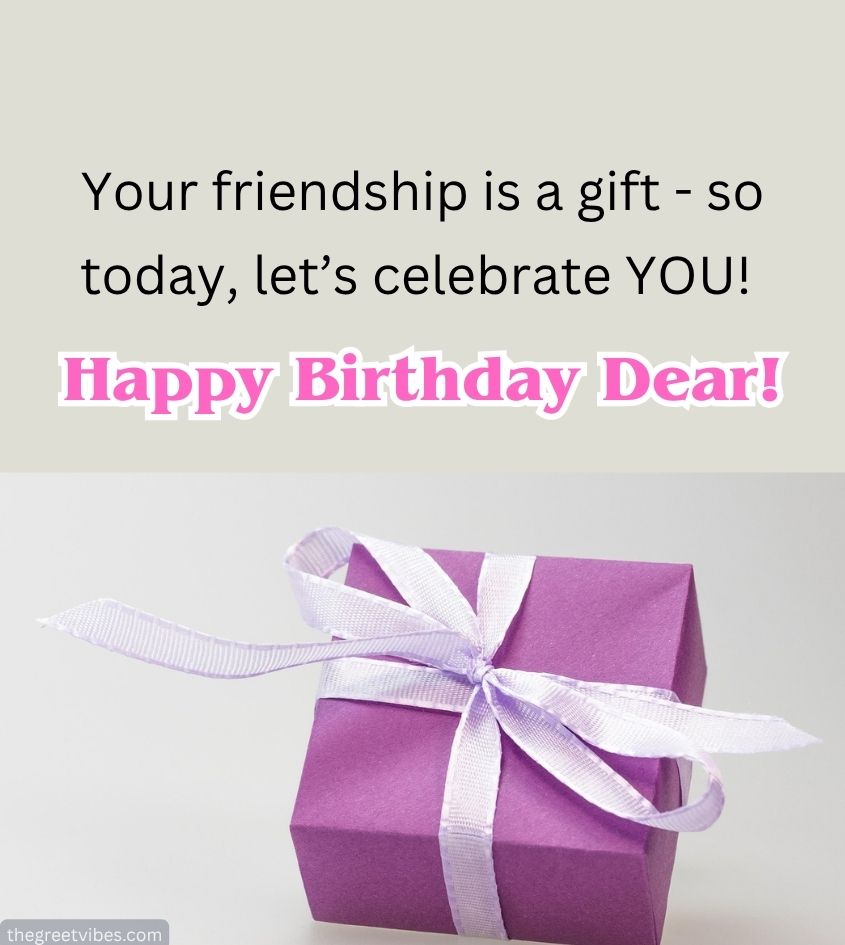Birthday Wishes for Dear Friend Girl
