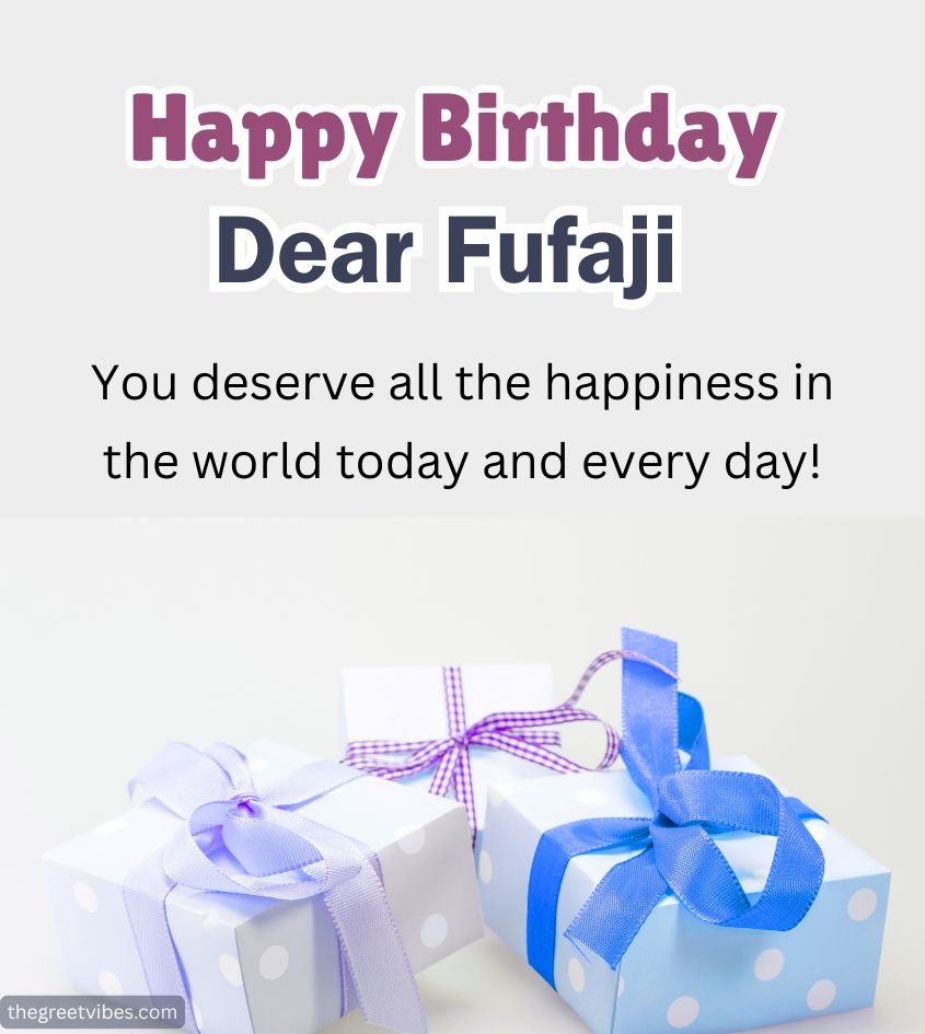 Happy Birthday Greetings for Fufa Ji with Images