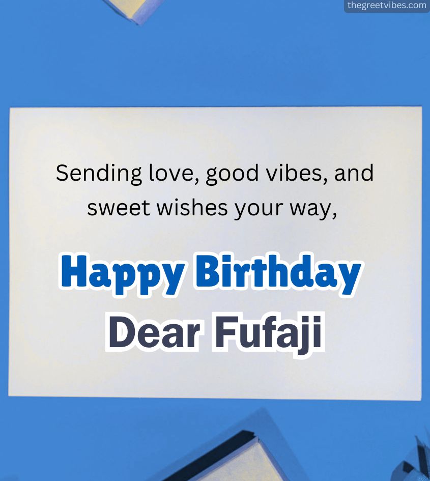 Happy Birthday Card for Fufa Ji