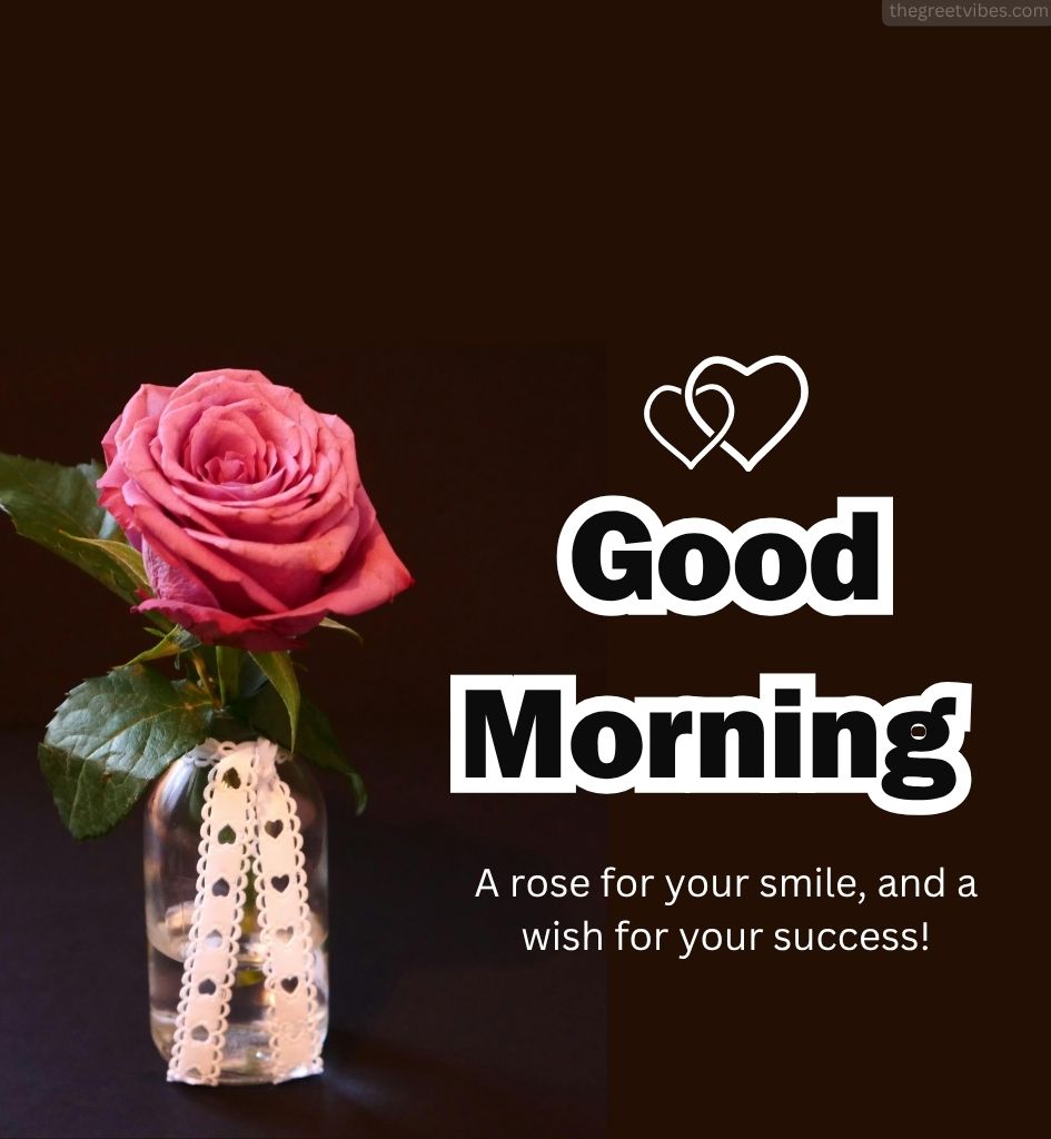 Good Morning Rose Images for Her