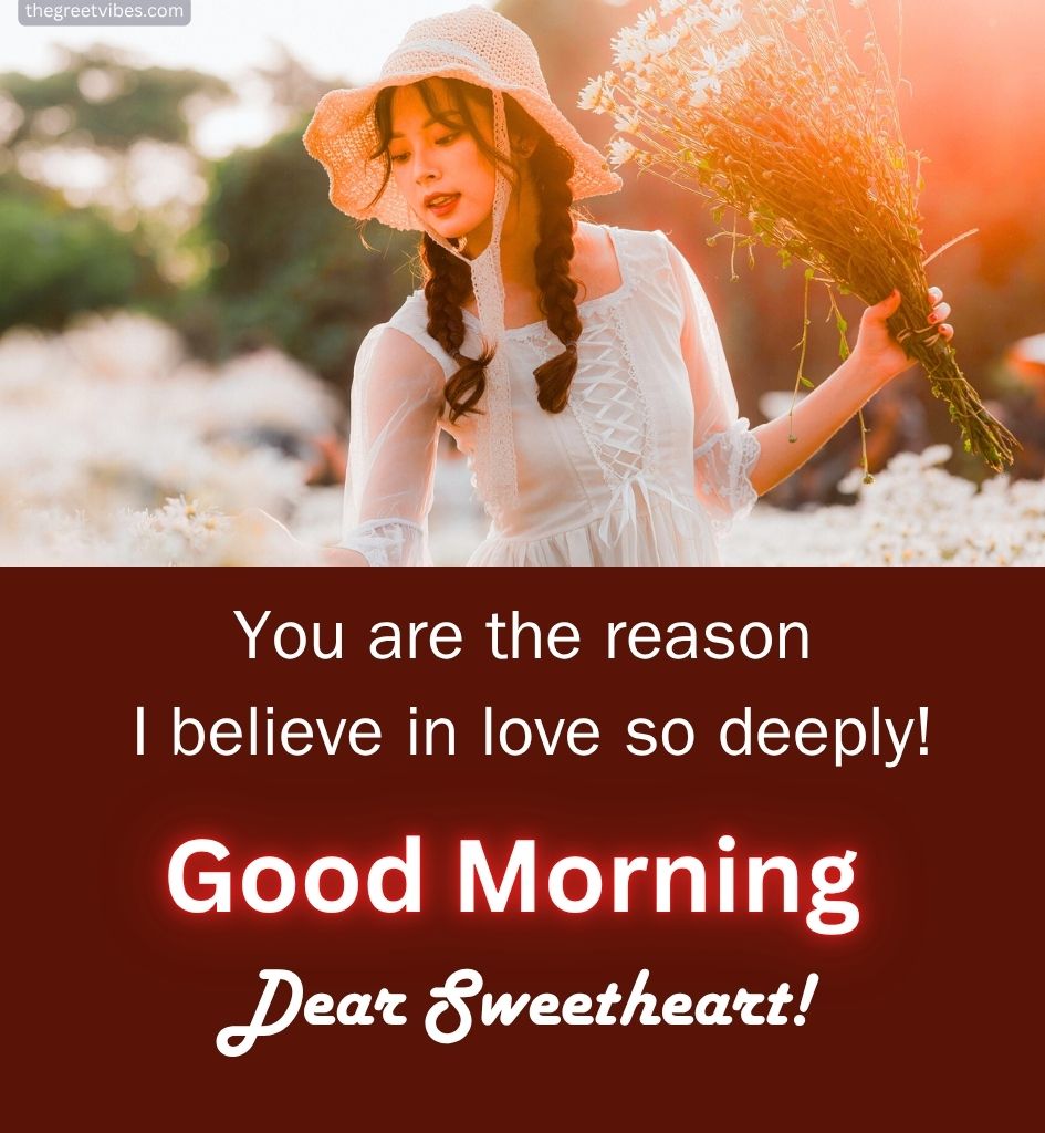 Good Morning Greetings Images for Beautiful Wife