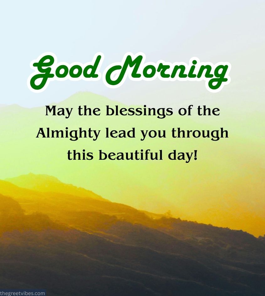 Good Morning with Spiritual Blessings Quotes