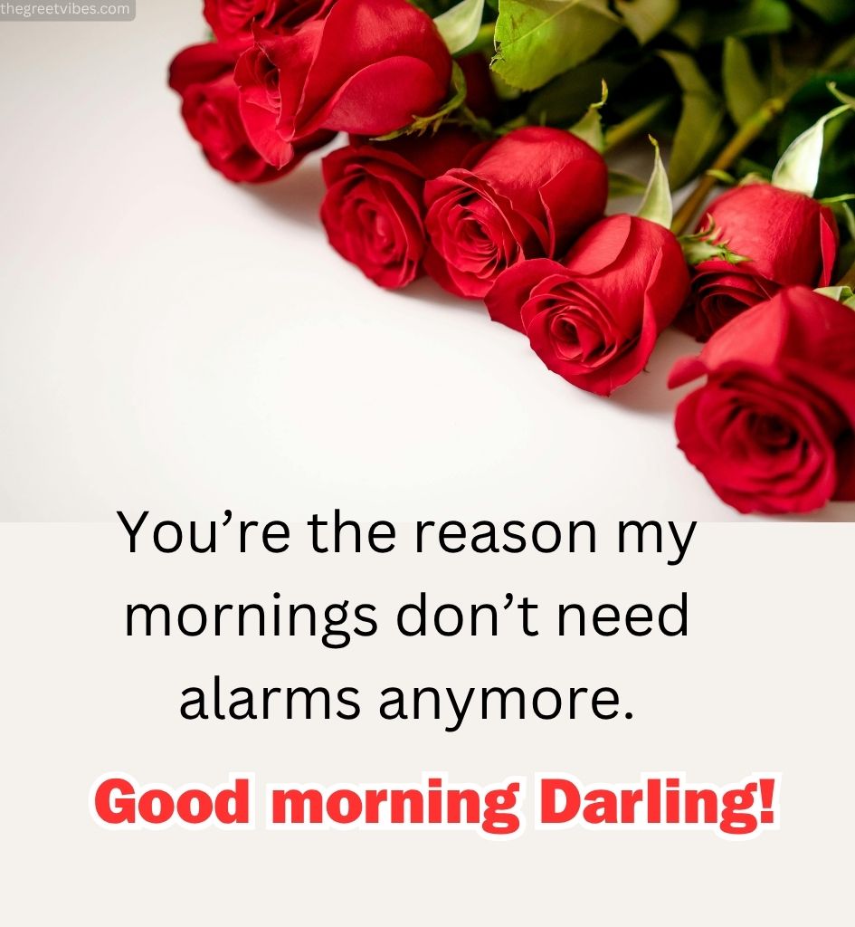 Good Morning Dear Wife Images with Roses