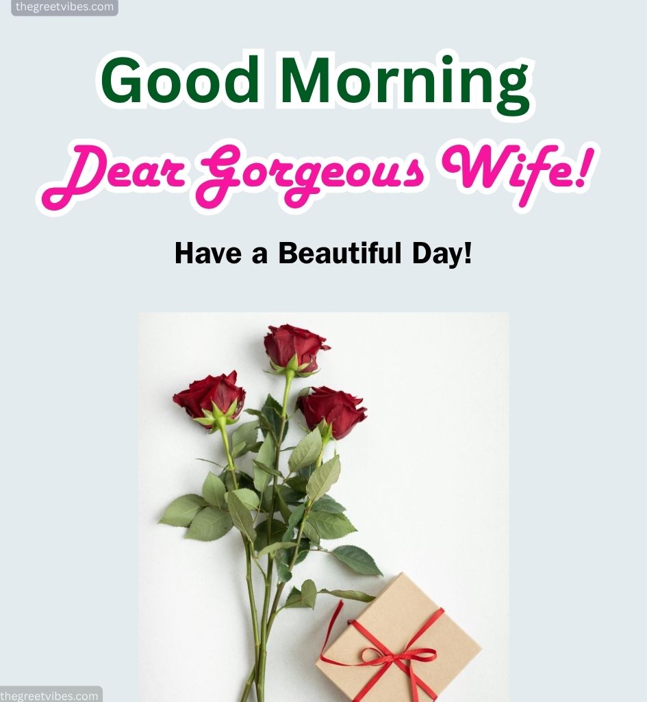 Good Morning Images for Wife