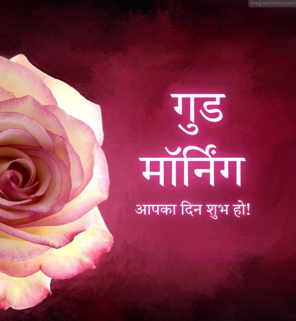 Rose Flower With Good morning Pics