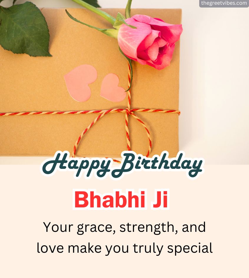 Happy Birthday greetings for Bhabhi ji with Gifts
