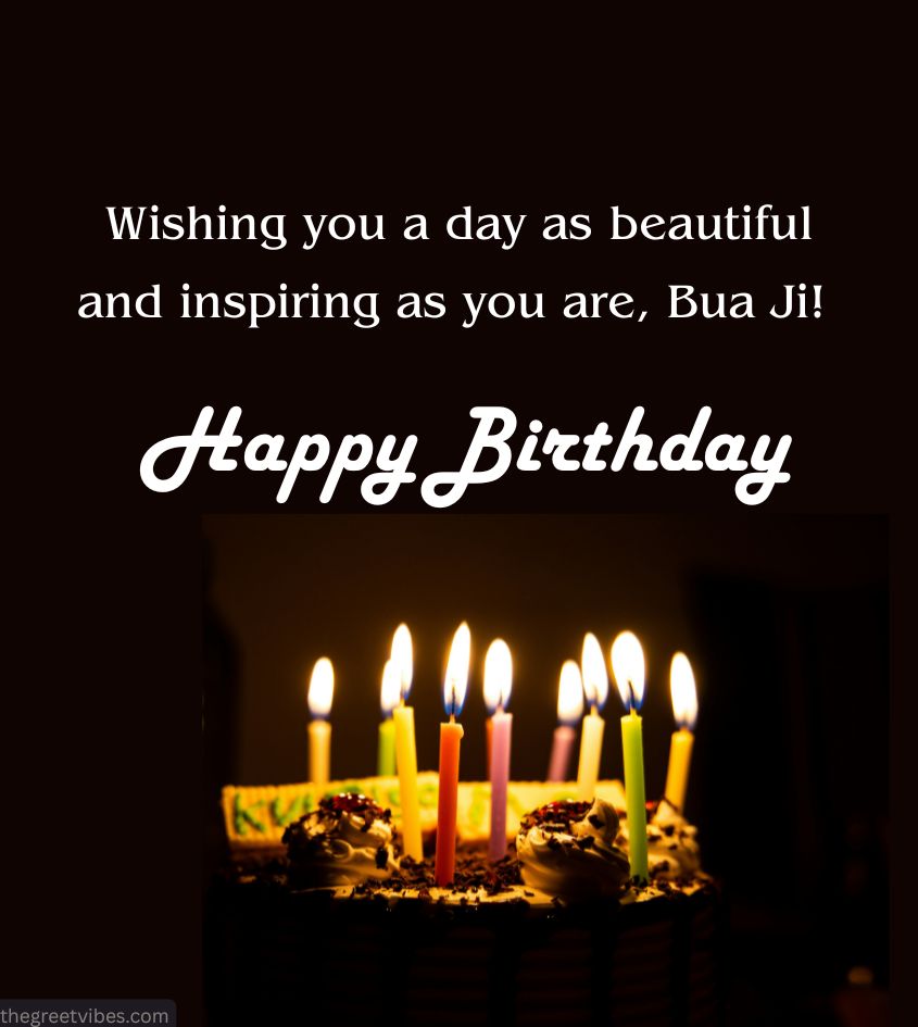 Happy Birthday Bua Ji Images with Quotes