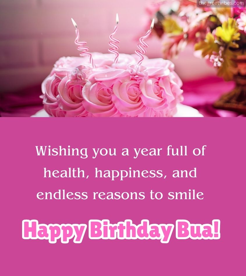Birthday Greetings for Bua Ji