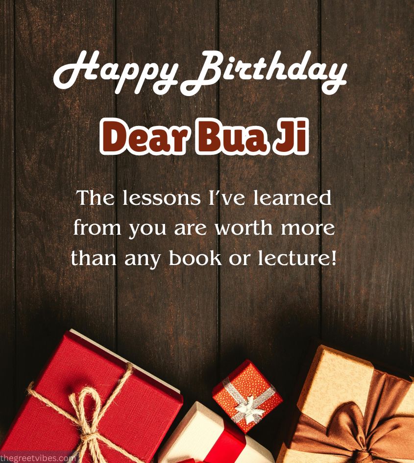 Birthday Quotes for Bua Ji