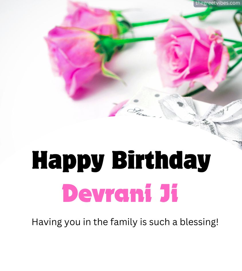 Happy Birthday Devrani ji Blessing Images